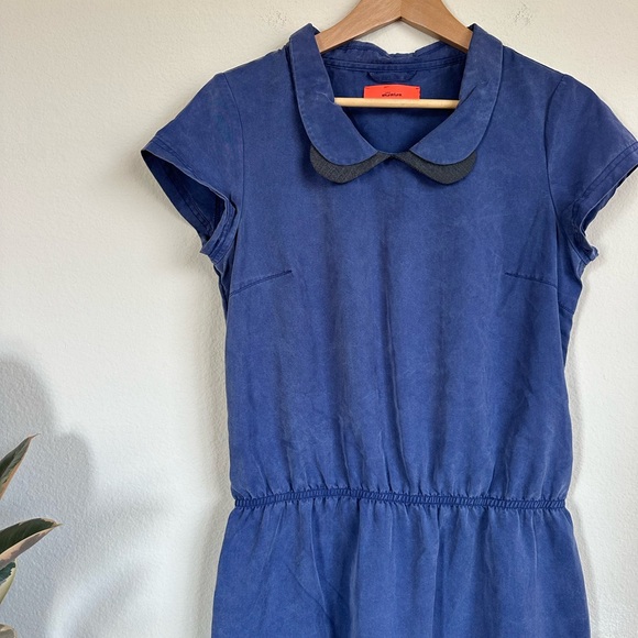 Skunkfunk Tencel Blue Collar Twee Dress - Picture 3 of 11